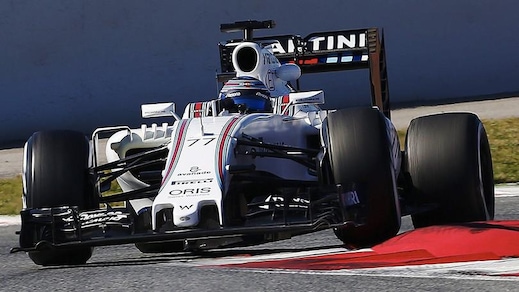 F1 Barcellona: Bottas in testa, Vettel quarto