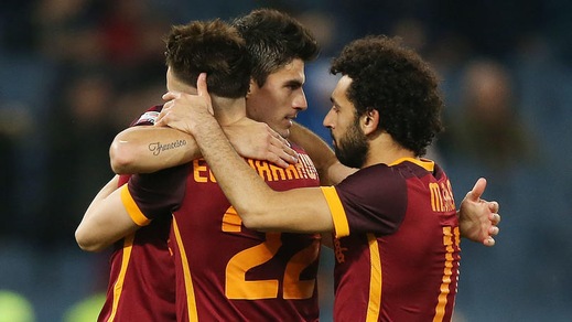 Serie A, Roma-Fiorentina 4-1: El Shaarawy-Salah (2)-Perotti-Ilicic