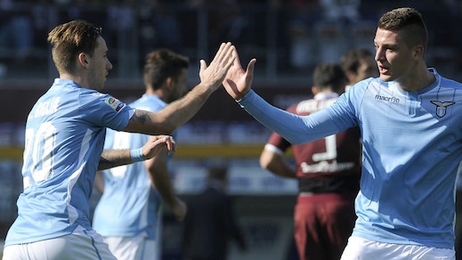 Serie A, Torino-Lazio 1-1: Biglia salva i biancocelesti, fuori Cataldi e Lulic dopo 39'