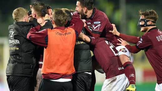 Serie B Salernitana, Bagadur in extremis stende il Cesena