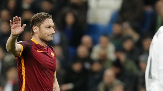 Roma, Totti: «Il Bernabeu è l'unico rimpianto che ho avuto»