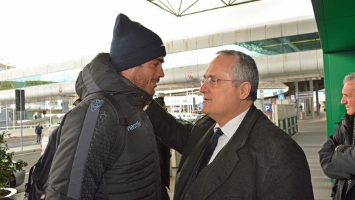 Europa League Lazio, Lotito e la squadra a Fiumicino verso Praga