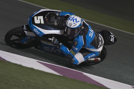 Moto3 Sky Team, Fenati: «Contento del primo giorno di test»
