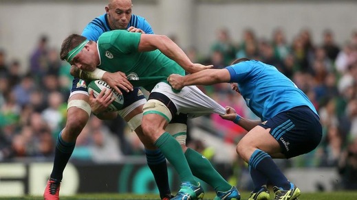 Rugby Sei Nazioni, l'Irlanda demolisce l'Italia: 58-15!