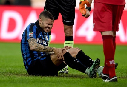 Serie A Inter, che tegola! Icardi fuori 40 giorni. Niente sfida alla Roma