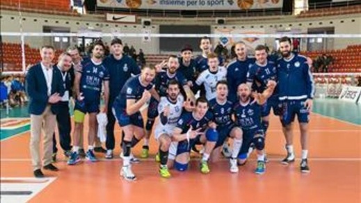 Volley: A2 Maschile, Siena batte il Club Italia e avvicina i play off