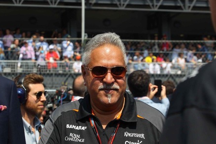 F1 Force India, passaporto sospeso per Mallya