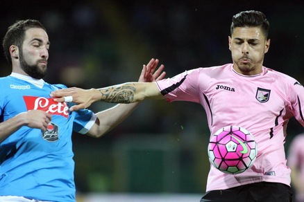 Serie A, diretta Palermo-Napoli 0-1