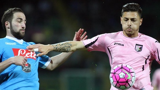 Serie A, diretta Palermo-Napoli 0-1