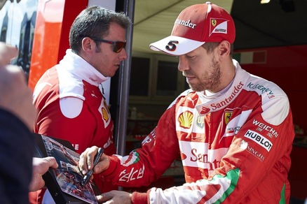 F1, Vettel: «Il mio sogno è vincere con la Ferrari»