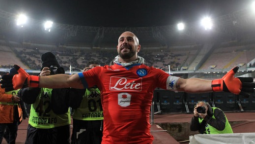 Bayern Monaco-Juventus, la gioia di Reina per il gol di Thiago Alcantara