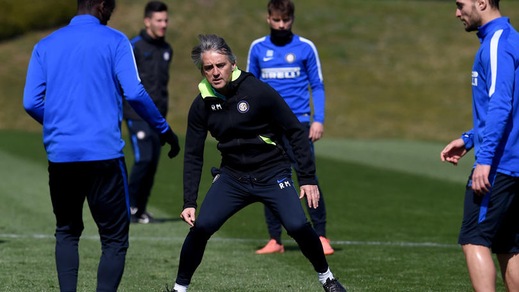 Inter, allenamento in vista della Roma: assente Brozovic