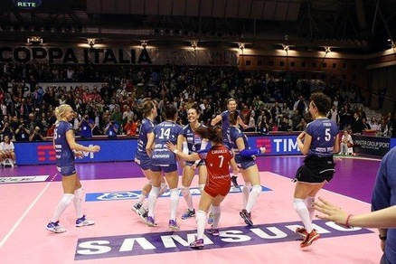 Volley: Coppa Italia Femminile, Bergamo rimonta pazzesca