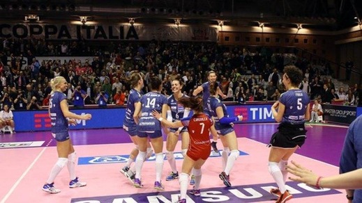 Volley: Coppa Italia Femminile, Bergamo rimonta pazzesca