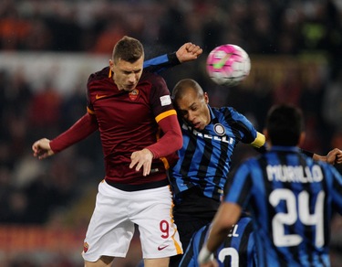 Serie A, moviola Roma-Inter: Miranda di mano, manca il rigore