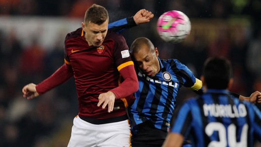 Serie A, moviola Roma-Inter: Miranda di mano, manca il rigore