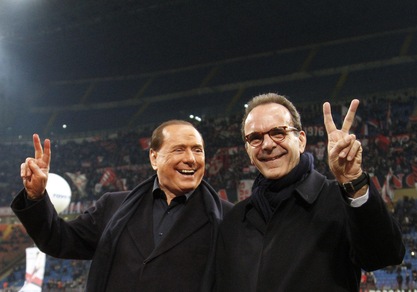 Milan-Lazio, Berlusconi allo stadio attacca Mihajlovic