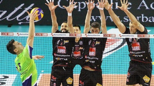 Volley: Superlega, la Lube chiude i conti, Modena avanti 2-1