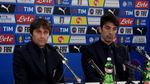Italia, Conte e Buffon: testa alla Spagna