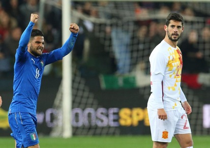 Italia, Insigne: «Felice per il gol, con Conte tutto chiarito»
