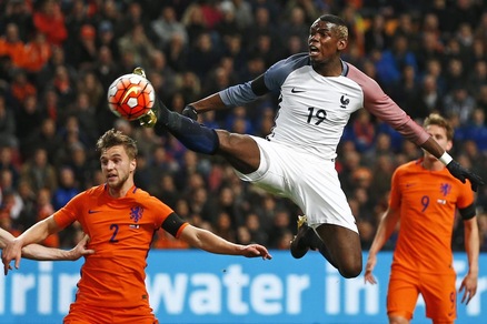 Olanda-Francia 2-3, in campo un super Pogba