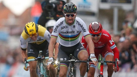 Ciclismo, Sagan vince la Gand-Wevelgem. Incidente grave per Demoitié Lille