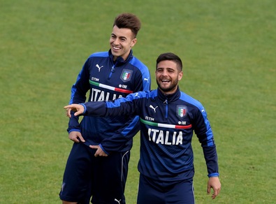 Euro 2016 Italia, El Shaarawy e Insigne che allegria in allenamento