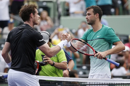 Tennis: Atp Miami, Dimitrov elimina Murray