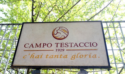 Lo storico Campo Testaccio: qui i tifosi della Sud seguiranno il derby Lazio-Roma
