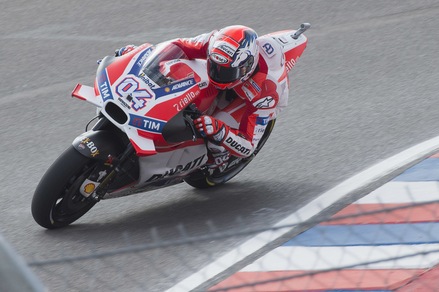 MotoGp, Gp d'Argentina: Dovizioso primo nelle FP1