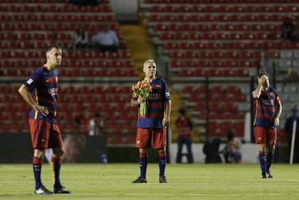 Barcellona, da Stoichkov a Mendieta in campo ricordando Cruyff