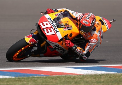 MotoGp, Argentina: ancora Marquez, Rossi decimo