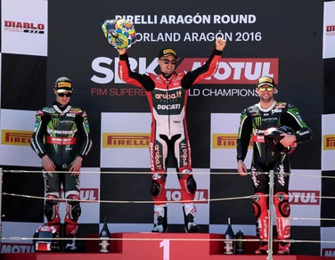 Superbike, Chaz Davies favorito per il bis ad Aragon