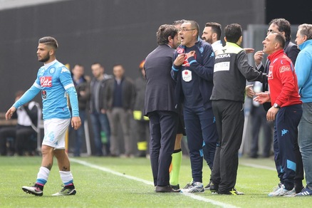 Napoli, Sarri: «Juventus irraggiungibile, a Irrati non ho detto nulla»