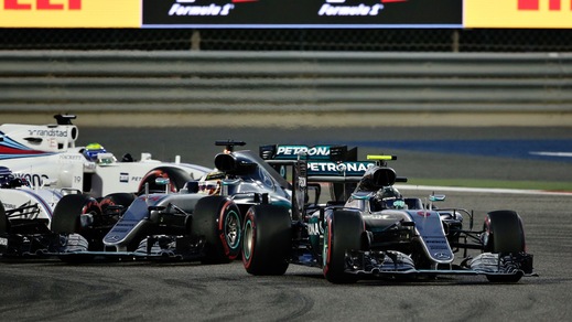 F1, Gp Bahrain: trionfo Rosberg, Raikkonen secondo