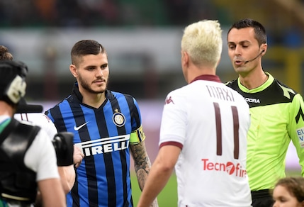 Inter-Torino: Maxi Lopez, niente mano e gestaccio a Icardi. Maurito: «È l'ignoranza...»