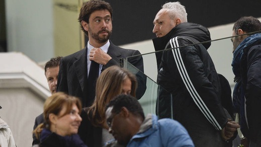 Juventus: Allegri, Marotta, Agnelli, Morata e Barzagli in tribuna per la Coppa Italia Primavera