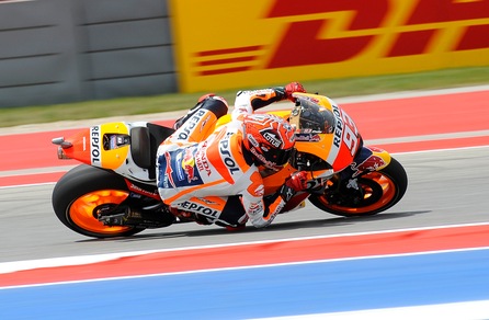 MotoGp Austin, ancora Marquez. Rossi in difficoltà
