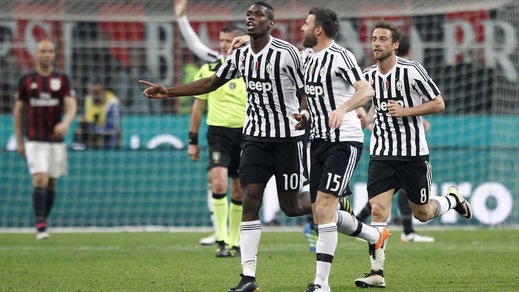 Juventus super con Mandzukic-Pogba. Milan battuto e deluso