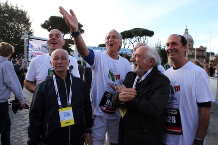 Maratona di Roma, c'è anche Malagò in gara