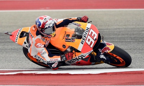 MotoGp, ad Austin dominio Marquez. Rossi out