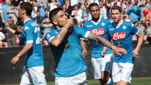 Serie A: Napoli show con Gabbiadini, Insigne e Callejon. Il Verona travolto al San Paolo