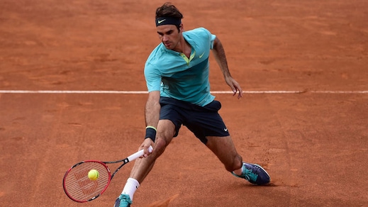 FOTO Internazionali: trionfo Federer sul campo centrale del Foro Italico