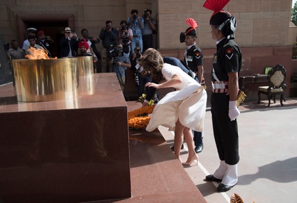 Kate come Marilyn: il vento le alza la gonna