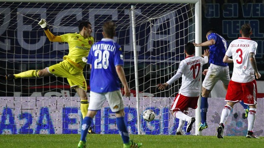 Brescia-Perugia 2-2: la doppietta di Ardemagni non basta
