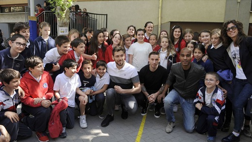 La Lazio nelle scuole: Biglia, Konko e Berisha all'Istituto Maria Ausiliatrice