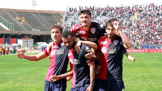 Serie B: Cagliari show, 6 da A! Bari e Trapani super
