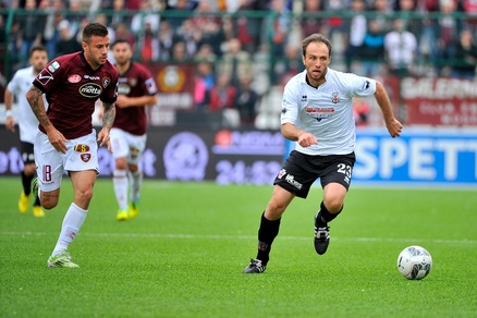 Serie B: Pro Vercelli-Salernitana 1-1: solo un pari per Menichini