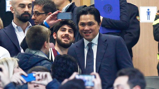 Thohir: «Non cedo l'Inter, credo alla Champions»