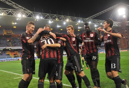 Milan, festa con Bacca. Sampdoria sconfitta e delusa